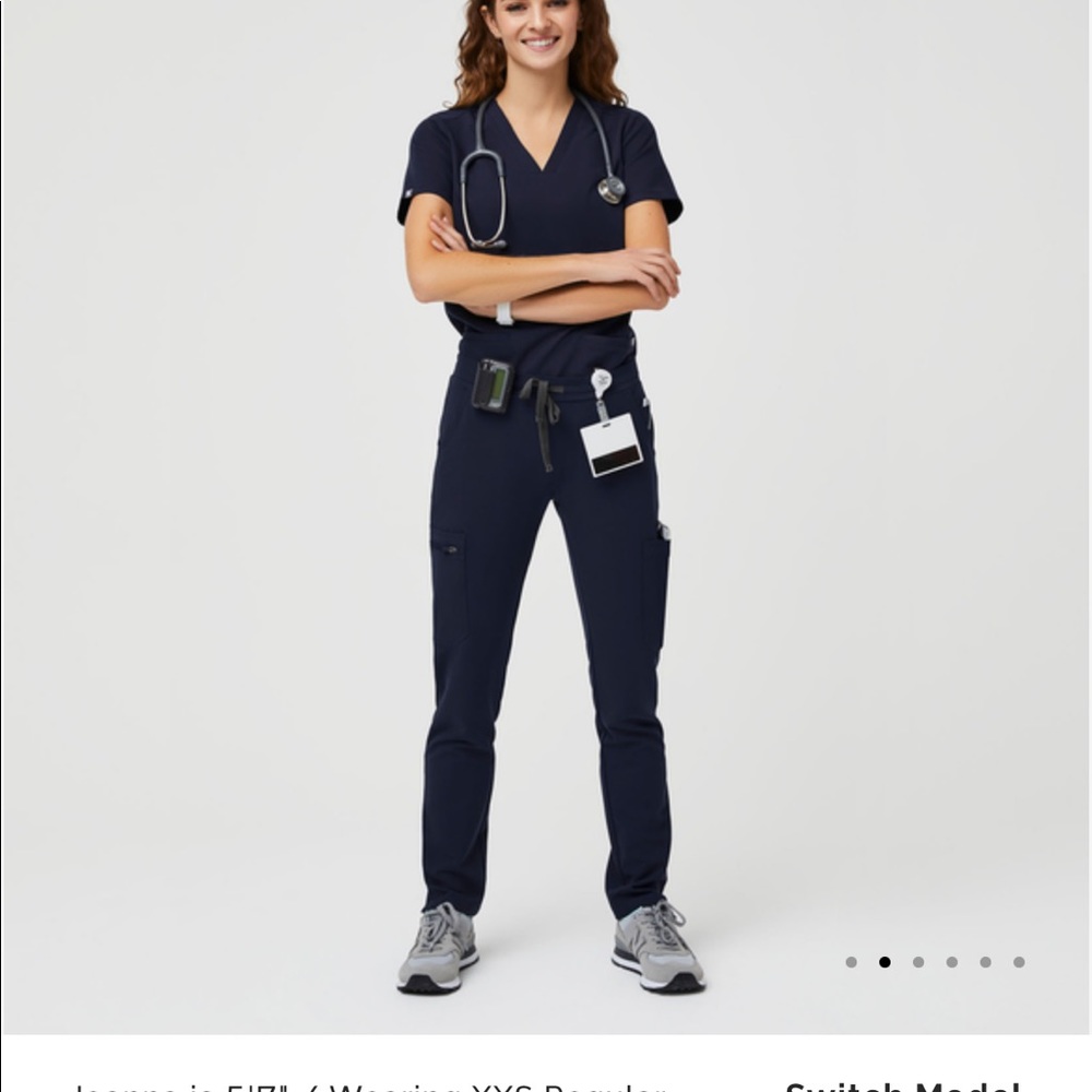 Figs Yola Skinny Straight Pants